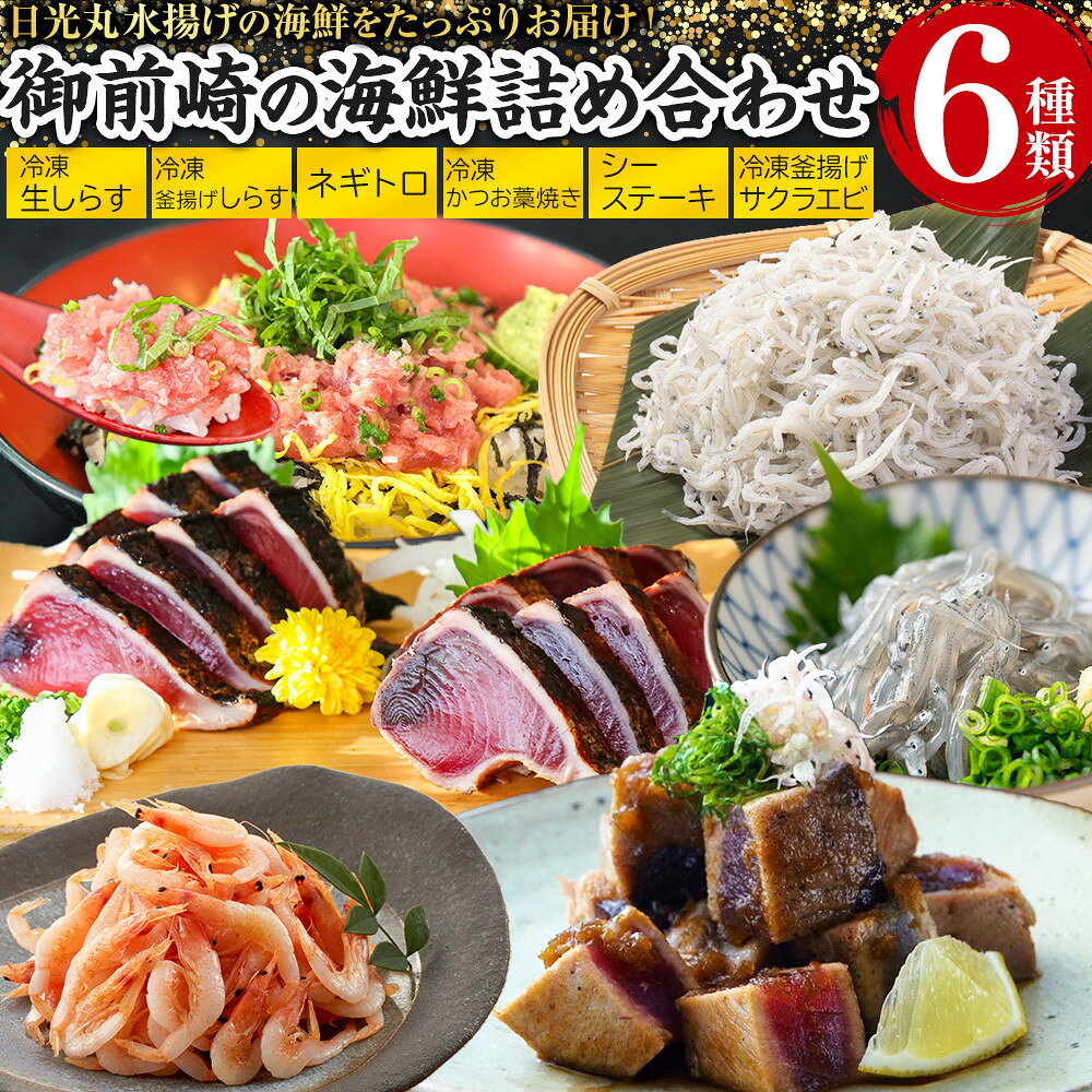 【ふるさと納税】日光丸水揚げの海鮮をたっぷりお届け！御前崎の海鮮詰め合わせセット（1～2人前）海鮮 詰め合わせ セット 冷凍 時短 おつまみ おかず ごはん 加工品 | 海鮮 詰め合わせ セット 食品 人気 おすすめ 送料無料