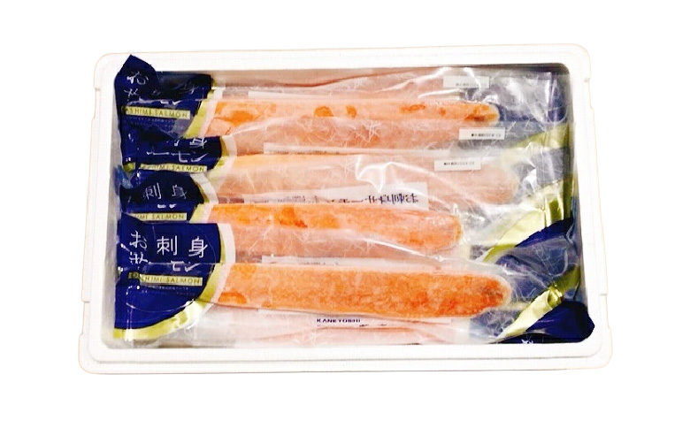 ＜12月14日決済分まで年内配送＞お刺身トラウトサーモン10～25本(計5kg)＆塩キングサーモン切り身1切(約100g)×20P E-09009