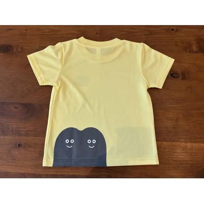 インクルーシブ保育活動支援！Tシャツ どろんこキッズ 半袖Ｔシャツ【ライトイエロー】（キッズ：110/120/130） 120