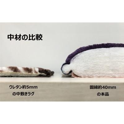 ふるさと納税 大木町 ふっくら敷モデルノ(約190×190)(ネイビー) AA100 |  | 01