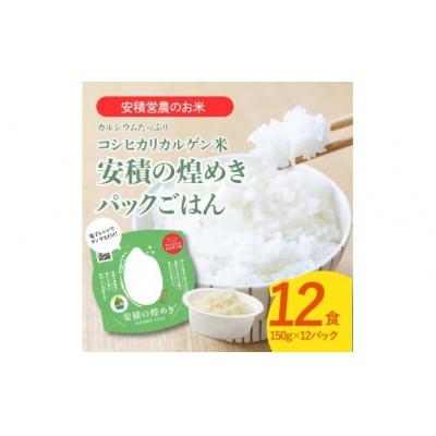 ふるさと納税 宍粟市 ブランド米「安積の煌めき」パックご飯セット　BC3