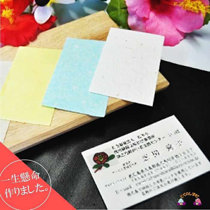 【ふるさと納税】徳之島障がい者支援センター「いっぽ」オリジナル名刺作成（150枚）