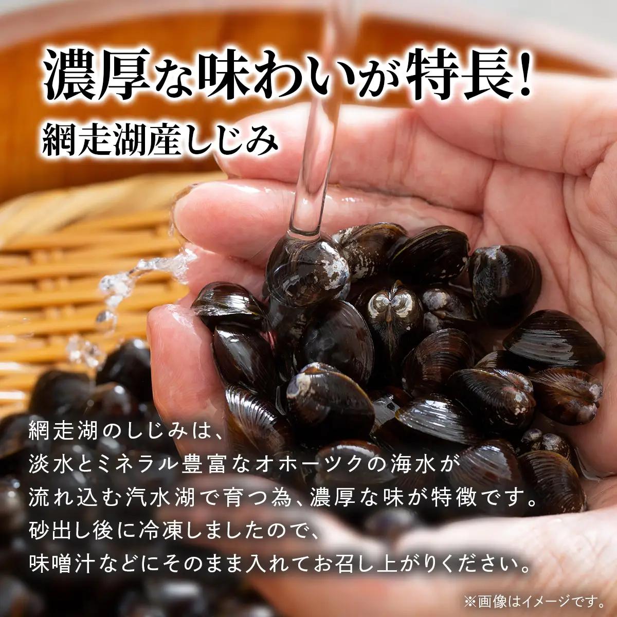 網走湖産 砂出し大和しじみ 1.4kg(200g×7） ABW116