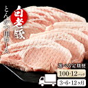 【ふるさと納税】【選べる定期便】北海道産 白老豚 ロース とんかつ用 100g×12枚 BV046ロース ロース肉 豚ロース 豚肉 白老豚 白老 北海道 北海道ふるさと納税 白老 ふるさと納税 北海道