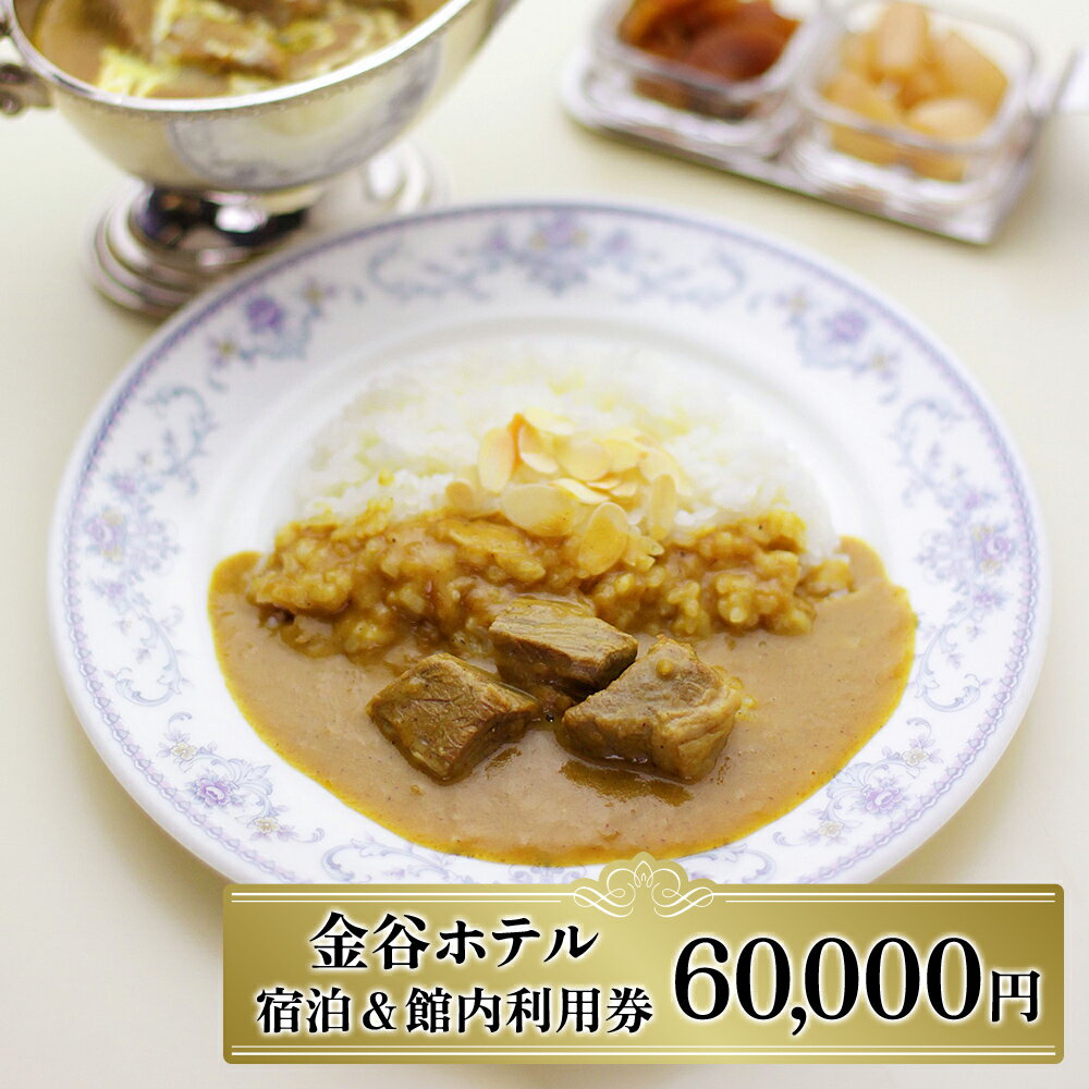 【ふるさと納税】[金谷ホテル] 宿泊＆館内利用券 60,000｜日光市 ホテル 観光 旅行 旅行券 宿泊 宿泊券 チケット 夏休み 紅葉 [0037]