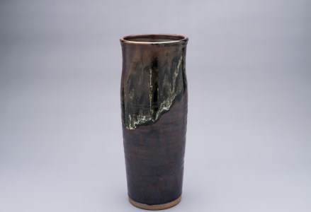 黒薩摩 花器(長太郎焼/110-1249)