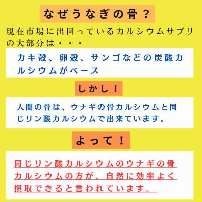 ふるさと納税 門川町 カルシウムの恵40g×3袋　うなぎの骨微粉末　骨密度・関節の気になる方　自然の恵を丸ごと取り入れる |  | 01