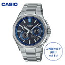 【ふるさと納税】CASIO 腕時計 OCEANUS OCW-T6000-1AJF ≪名入れ有り≫/ 腕時計 時計 ウォッチ カシオ CASIO Classic Classic-Line オシアナス メンズ 男性 電波 ソーラー 多針 アナログ シルバー チタン 国内正規品 山形県 東根市