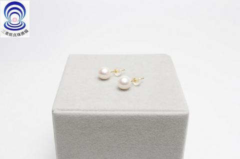 三重ブランド アコヤ真珠7.0ﾐﾘ～7.5ﾐﾘ ピアス / 18金 ピアス 真珠 伊勢志摩 アクセサリー パール ホワイトデー クリスマス 入学式 卒業式 成人式 結婚式 冠婚葬祭 〔060-34〕