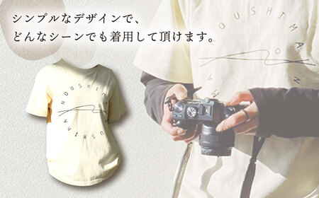 【これであなたも島の一員！】納島デザインTシャツ＜Sサイズ＞納島 Tシャツ 半袖 服 デザインTシャツ 男女兼用 シンプル 長崎 五島列島 小値賀 [DBO006]