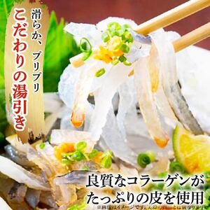 玄品 とらふぐ 湯引き 2個セット ポン酢 赤おろし付き 小分け 食べ切り 冷凍 ふぐ鍋 てっちり 刺身 ふぐ 河豚 海鮮 魚介 魚 皮 コラーゲン 美容 健康 大阪府 松原市 おつまみ おつまみ お