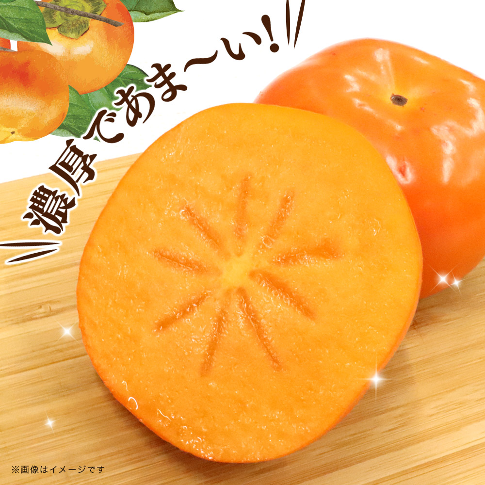 秋の贅沢、濃厚であま～い柿の新ブランド「秋王」約1.75 kg