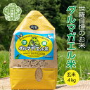 【ふるさと納税】【令和6年産】世羅 ダルマガエル米 玄米 4kg(2kg×2袋) お米 ごはん ご飯 米 世羅産 世羅米 あきろまん A055-03