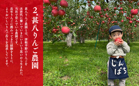 ２月発送 訳あり 家庭用 甚八りんご 葉とらずサンふじ３kg【青森県 平川市 マルジンサンアップル】 [hi-0058-085-2]