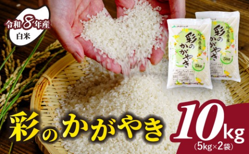＜令和8年産米＞ 白米 10kg (5kg×2袋) 彩のかがやき  米 おこめ お米 こめ コメ ごはん ご飯 白飯 ゴハン 白米 ブランド米 10キロ おにぎり おむすび 埼玉県 北本市