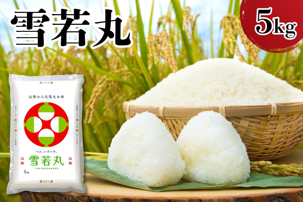 
            【令和6年産】山形県産雪若丸　5kg
          