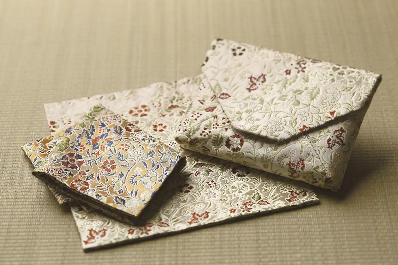 【龍村美術織物】早雲寺（銀）茶道具5点セット（出帛紗など）｜京都 茶道 人気