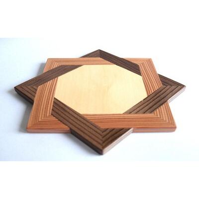 ふるさと納税 能代市 秋田杉の組子コースター 5個セット[No.5335-1689] |  | 02