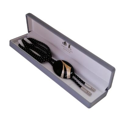 ふるさと納税 海南市 漆器のループタイ　手描き蒔絵　きらめき