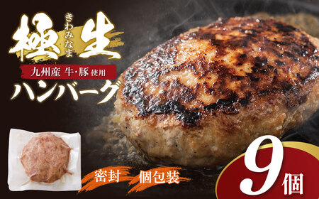 U61-141 極生ハンバーグ 9個セット(150g×9)  ハンバーグ ふるさと納税 ふるさと 納税 ハンバーグ ハンバーグセット 大容量 牛肉 豚肉 洋食 個包装 簡単 冷凍 家庭用 お礼の品 福智町 ふくちまち ふくち 福岡県  福智 みんなが喜ぶ ギフト 人気 コスパ 手軽 送料無料 【wksg01】 【fukuchi00】
