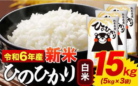 令和6年産新米 早期先行予約受付中 白米 ひのひかり 15kg《11月-12月より出荷予定(土日祝を除く)》令和6年産 熊本県産 ふるさと納税 白米 精米 ひの 米 こめ ふるさとのうぜい ヒノヒカリ コメ お米 おこめ