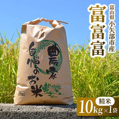 ふるさと納税 小矢部市 【新米先行受付(2026年10月上旬から順次発送)】令和8年富山県産「富富富」(精米)10kg×1袋