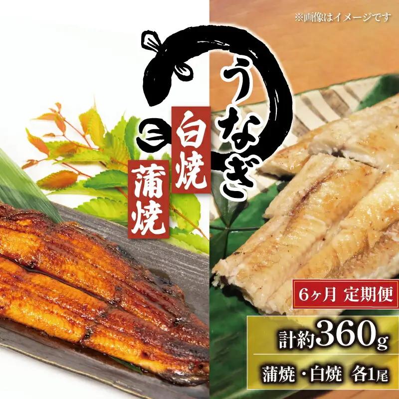 【6ヶ月定期便】 国産 うなぎの白焼・蒲焼セット 約180g×2尾 タレ付 うなぎうなぎうなぎうなぎうなぎうなぎ