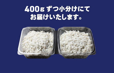 【鮮度抜群】釜揚げしらす 800g【しらす シラス 小分け 400g×2P 国産 海鮮 魚介類 ご飯のお供 おつまみ しらす丼 冷凍】