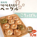 【ふるさと納税】【定期便 3か月】おんせんベーグル【10種類10個！】～ゆふいんの汲みたて温泉水を使ったつるつるもちもちのベーグル～ | 個包装 小分け 定期配送 グルメ パン ご当地グルメ お取り寄せ 湯布院 由布院 冷凍 食べ比べ 詰め合わせ ゆふいん お楽しみ