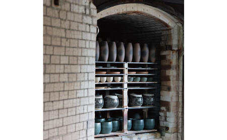 【信楽焼・明山】いわい　白鯉ーSHIROGOIー　五月人形セット　 iwai-k07