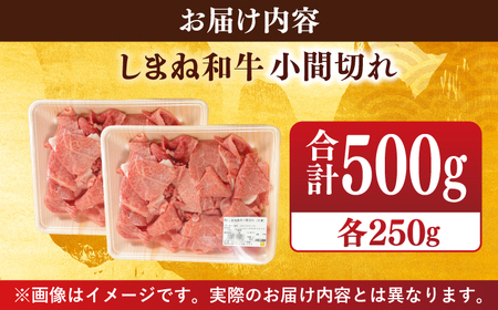 【ブランド牛・しまね和牛】小間切れ 250g×2パック カレー・シチュー用 島根県松江市/Do corporation株式会社（しまね和牛）[ALFU014]