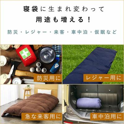 ふるさと納税 出雲市 洗える 寝袋 【打ち直し】 使っていない布団を再利用 羽毛布団 肌掛け シングル 羽毛布団→寝袋2枚 |  | 01