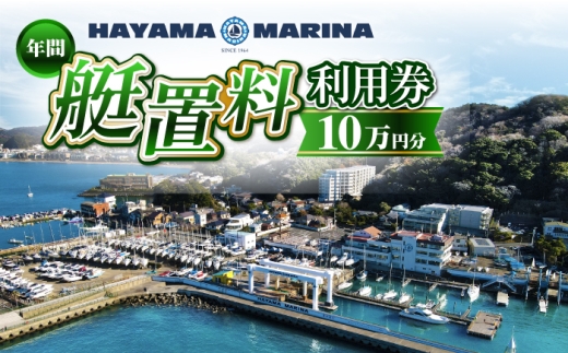 葉山マリーナ 年間艇置料利用券 10万円分 / 神奈川県 葉山町 施設利用 チケット 利用券 係留料 艇置料 レジャー 旅行 ヨット リゾート【(株)葉山マリーナー】 [ASAV004]