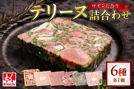 【北海道産】人気テリーヌ 6種 詰め合わせ ワインに合う テリーヌ パテ 蝦夷鹿 豚 鶏 仔牛 テリーヌ テリーヌ テリーヌ