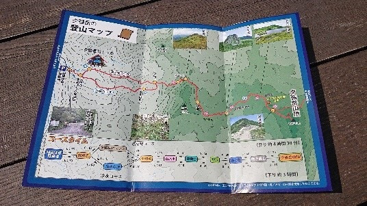 登山ガイドマップ表
