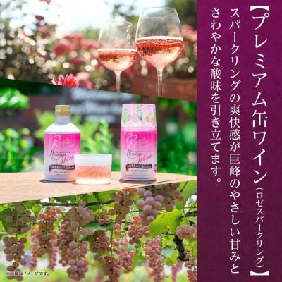 ふるさと納税 笛吹市 無地熨斗 プレミアム缶ワイン 白・ロゼスパークリング 各3本 計6本 モンデ酒造 山梨県 笛吹市 |  | 02