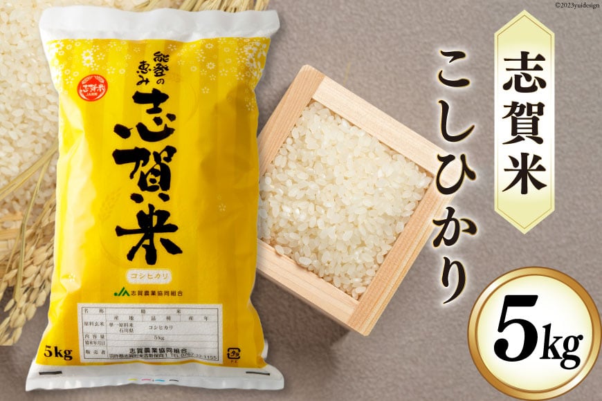 
            米 令和7年産 志賀米 こしひかり 5kg [みちのえき旬菜館 石川県 志賀町 AP4112] お米 コメ こめ kome 白米 精米 コシヒカリ 5キロ 能登 令和7年
          
