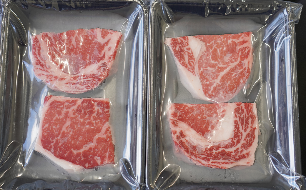 淡路牛ロース ミニステーキ 400g（約100g×4枚）  冷凍 小分け 牛肉 国産牛 霜降り ステーキ  ステーキ  ステーキ