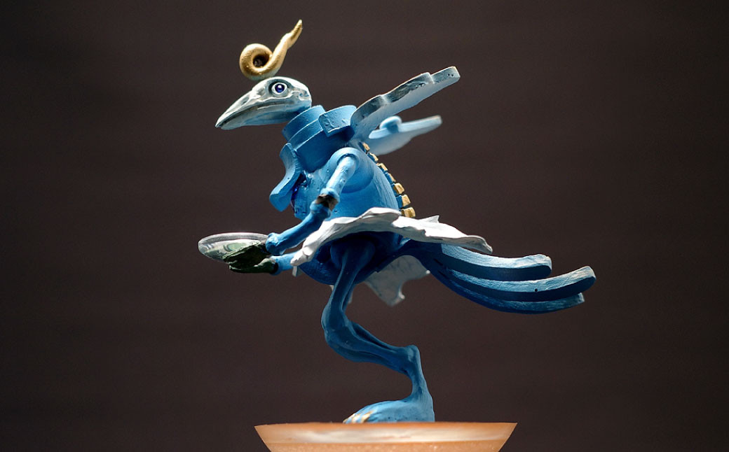 上根拓馬「ガーディアンズ 天獣、MINI迦陵頻伽（かりょうびんが）」フィギュア