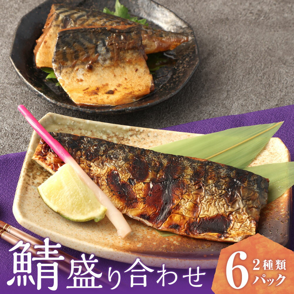 【ふるさと納税】鯖 盛り合わせ 鯖のぬかだき 塩焼き 2種 各3パック 合計6パック 合計約720g サバ 鯖 さば 魚 ぬかだき 郷土料理 湯煎 レンジ レトルト 福岡県 苅田町 送料無料