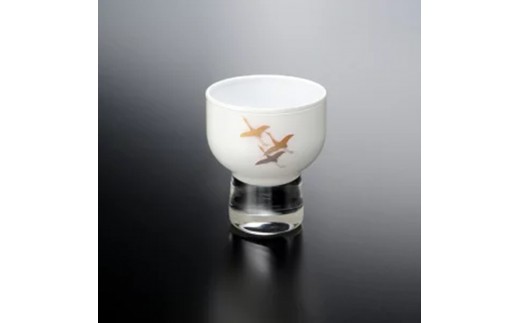 
                  【選べるカラ―】みよし漆器本舗 紀州塗り ぬりもん de Verre 盃 蒔絵 千羽鶴 70ml
                