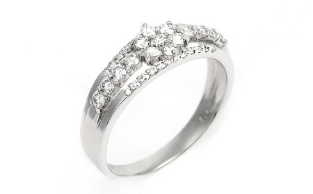 プラチナ ダイヤ リング 0.45CT R3363DI-P【サイズ：9号～18号（0.5刻み可）】　ダイヤモンド 指輪 ダイヤリング ジュエリー 宝石 プレゼント 贈り物 ギフト