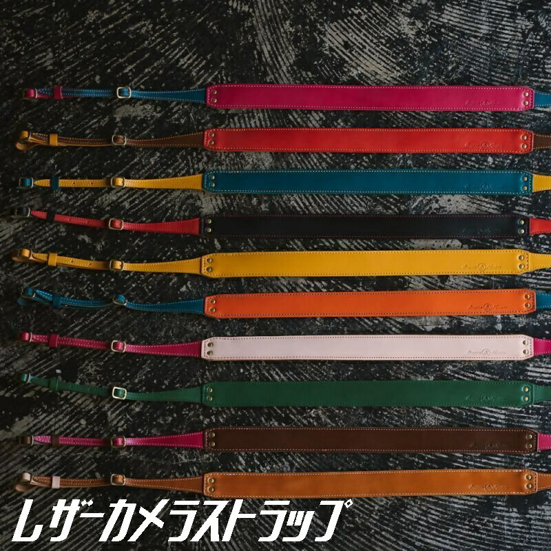 【ふるさと納税】36-7_レザーカメラストラップ（ネック＆ショルダー2Way） ｜楽天限定 革 本革 レザー ストラップ カメラストラップ 2Way ネック ショルダーお土産 おみやげ プレゼント ギフト おしゃれ 選べる カスタム オリジナル 犬山 犬山革工房 国産牛ヌメ革 栃木レザー