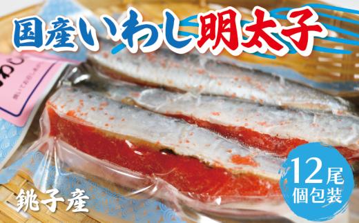 いわし明太子 （3尾入×4袋）いわし 明太子 銚子 明太 鰯 イワシ めんたいこ 冷凍いわし 冷凍食品 国産 肴 つまみ おつまみ 魚 魚料理 魚介 炭火焼 簡単料理 おかず 銚子港 新鮮 新鮮 アレンジ料理 明太いわし 千葉 たかね 銚子産