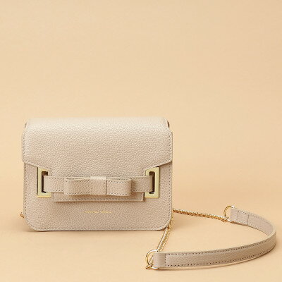 【ふるさと納税】【サマンサタバサ】ショルダーバッグ　エムシュシュ 小サイズ グレージュ【1674877】