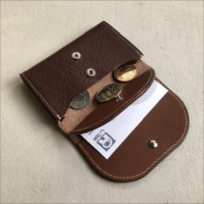 ふるさと納税 京丹後市 本革 【カードケース】 牛革 ダークブラウン 栃木レザー使用 70mm×105mm 2ポケット |  | 03