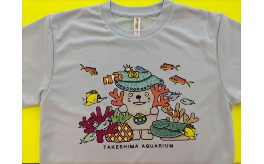 【G0731】竹島水族館Tシャツ：配送情報備考　L / ブルー