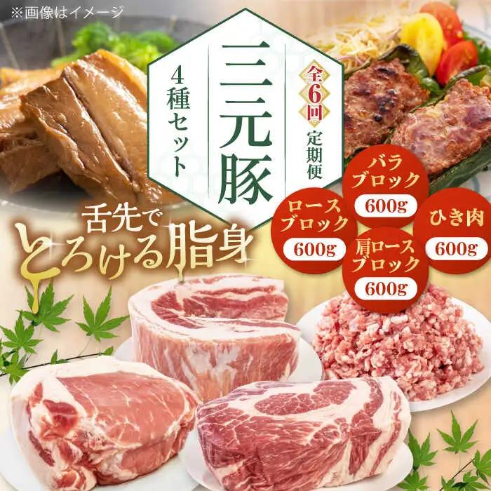 【全6回定期便】平田牧場 4種 セット 豚肉 詰め合わせ セット[AJAP052]