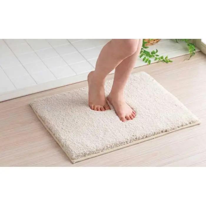 思わず頬ずりしたくなるバスマット プレミアム45×60cm ベージュ