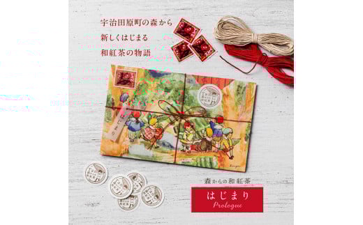 森からの和紅茶　はじまり5セット（15袋入）〈紅茶 お茶 茶 茶葉 和紅茶 ティーバッグ 飲料〉S1210